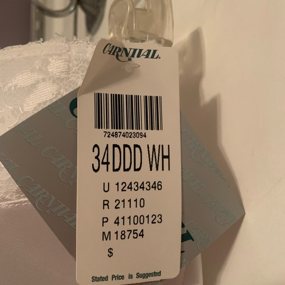 Carnival Full-figure Lace Strapless Bra - Picture 4 of 4